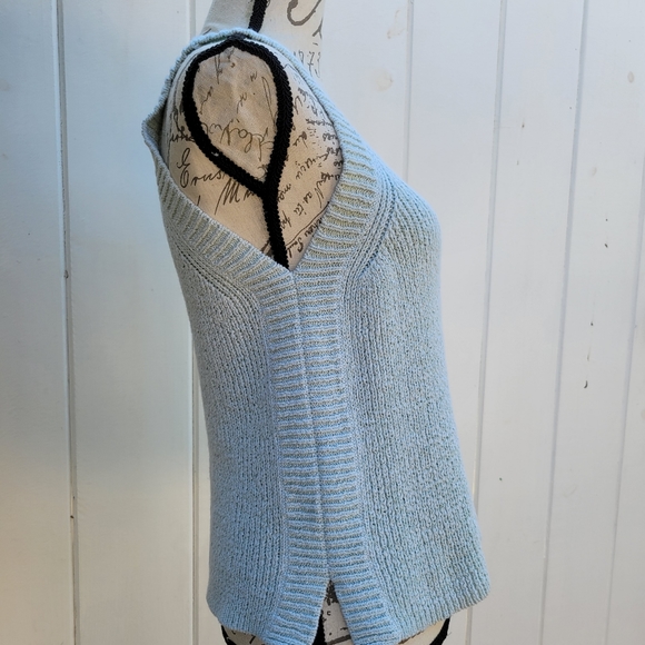 J.Crew Point Sur Mint Pastel Green Knit Tank Top Quiet Luxury Size M - Picture 7 of 10